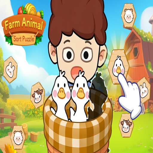 Farm Animal Sort Puzzle